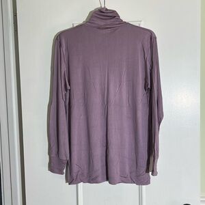 L.L. Bean Mauve 100% Silk Top